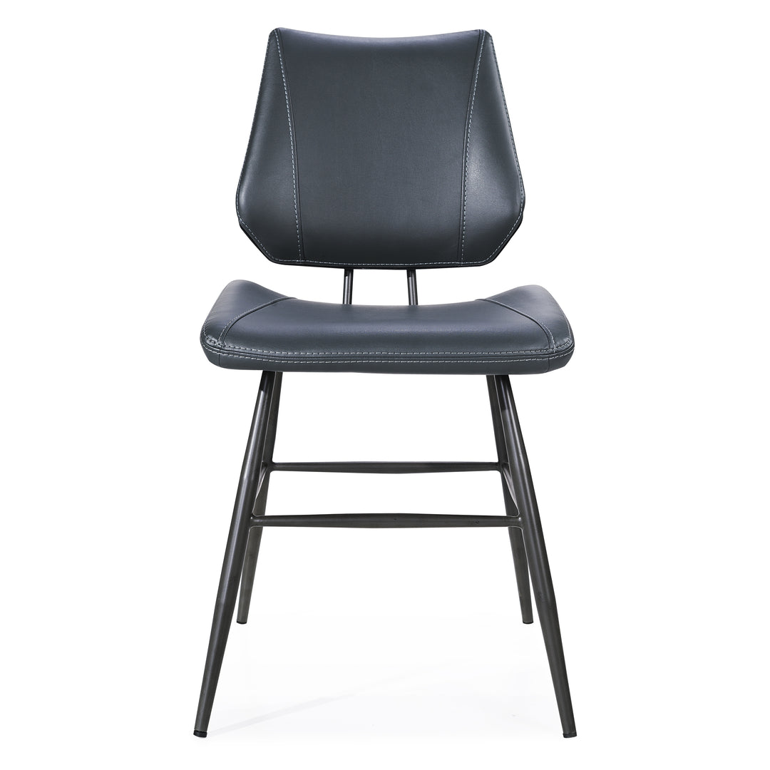 Modus Furniture 9Le866V Vinson Sculpted Modern Dining Chair In Cobalt
