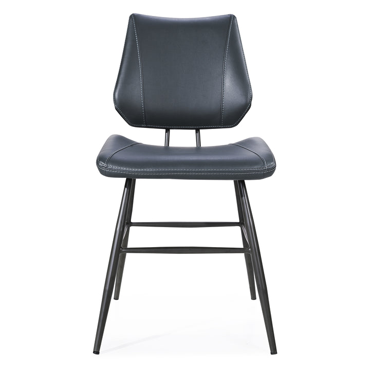 Modus Furniture 9Le866V Vinson Sculpted Modern Dining Chair In Cobalt