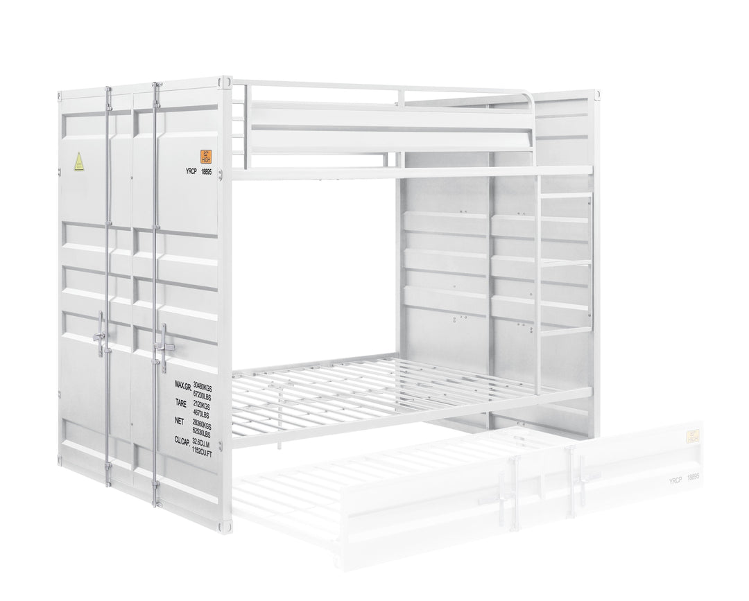 Cargo - Full Over Full Bunk Bed - White