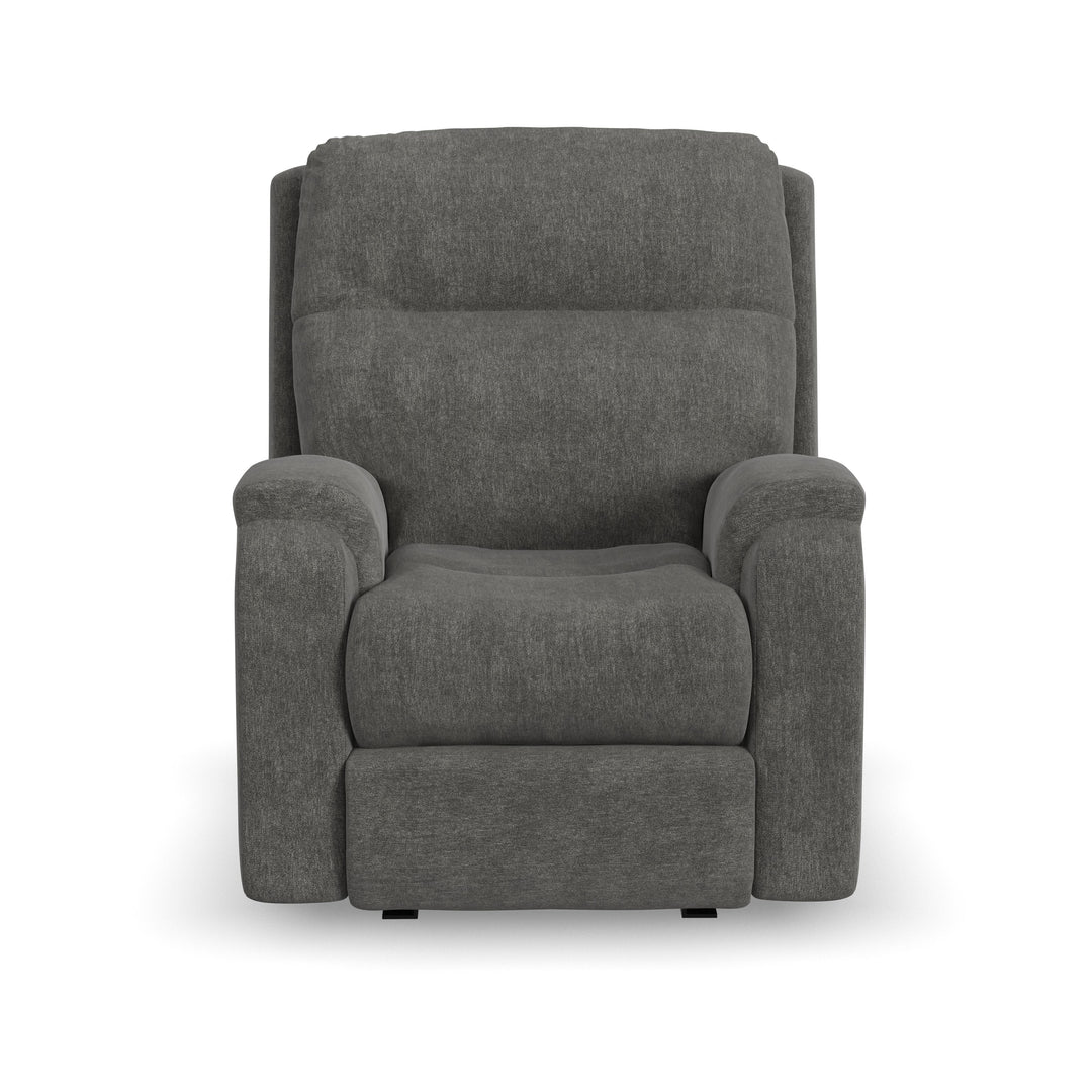 Penn  Power Rocking Recliner With Power Headrest & Lumbar  Dark Gray