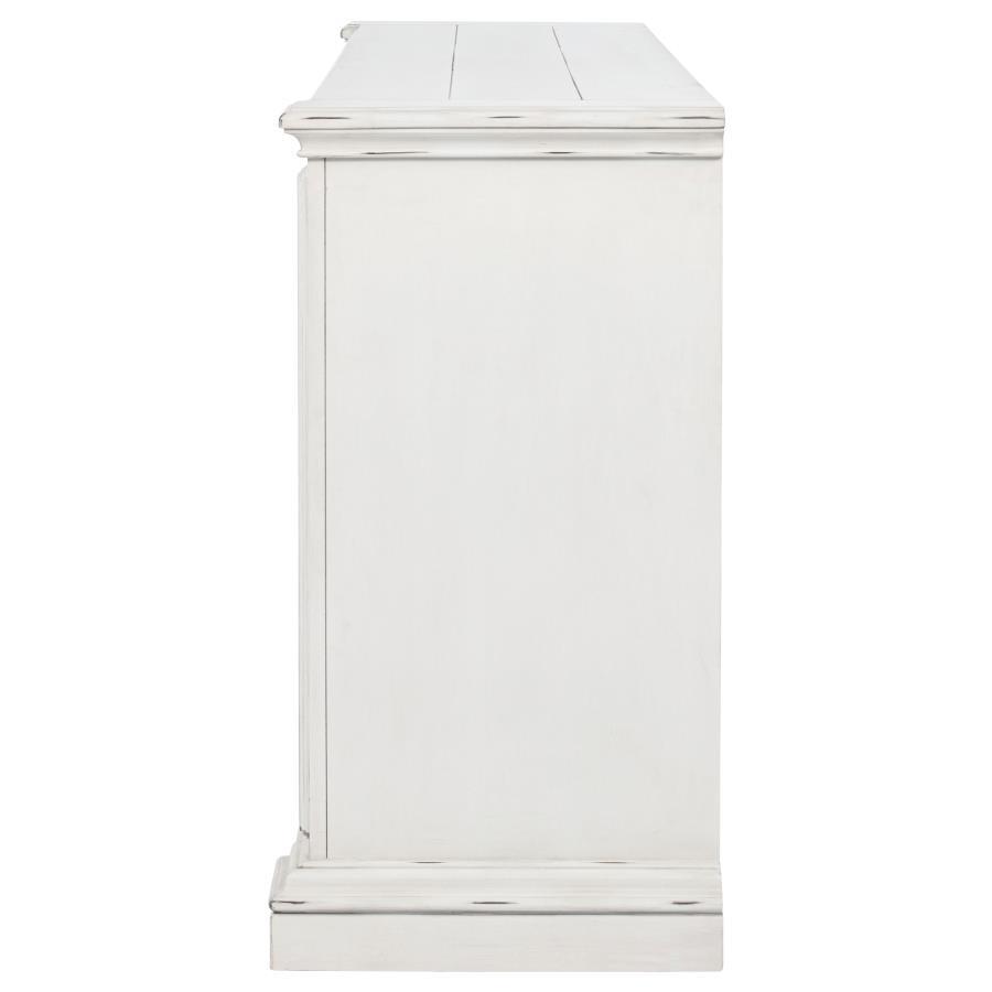 Mckinney - 6-Drawer Bedroom Dresser Cabinet - Vintage White