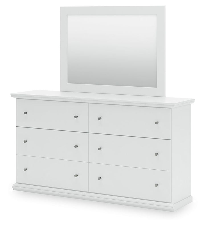 Bostwick Shoals - Dresser and Mirror - White