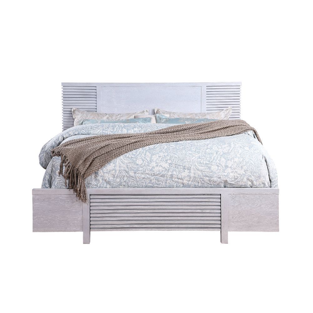 Aromas - Queen Bed - White Oak