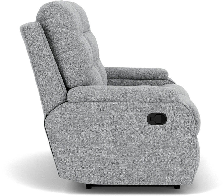 Kerrie Reclining Loveseat Light Gray