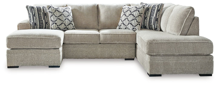Calnita - 2-Piece Sectional With Raf Corner Chaise - Sisal by Ashley Furniture product image