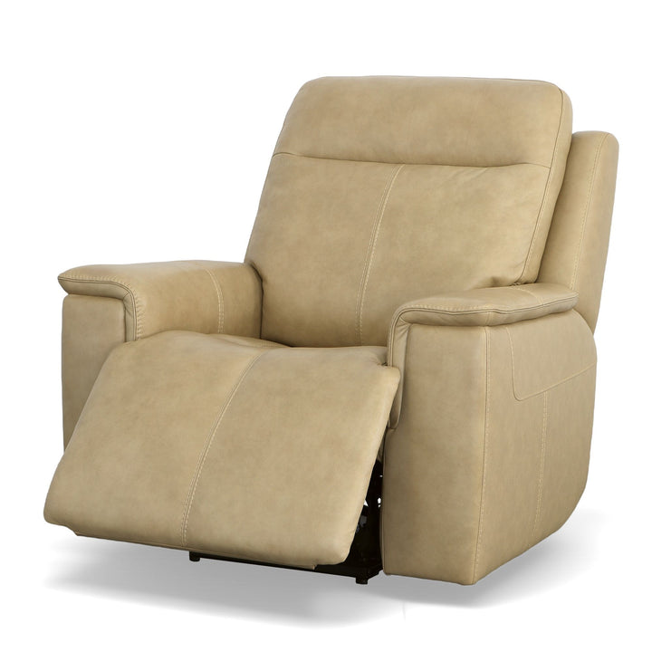 Odell Power Recliner With Power Headrest &amp; Lumbar Stone