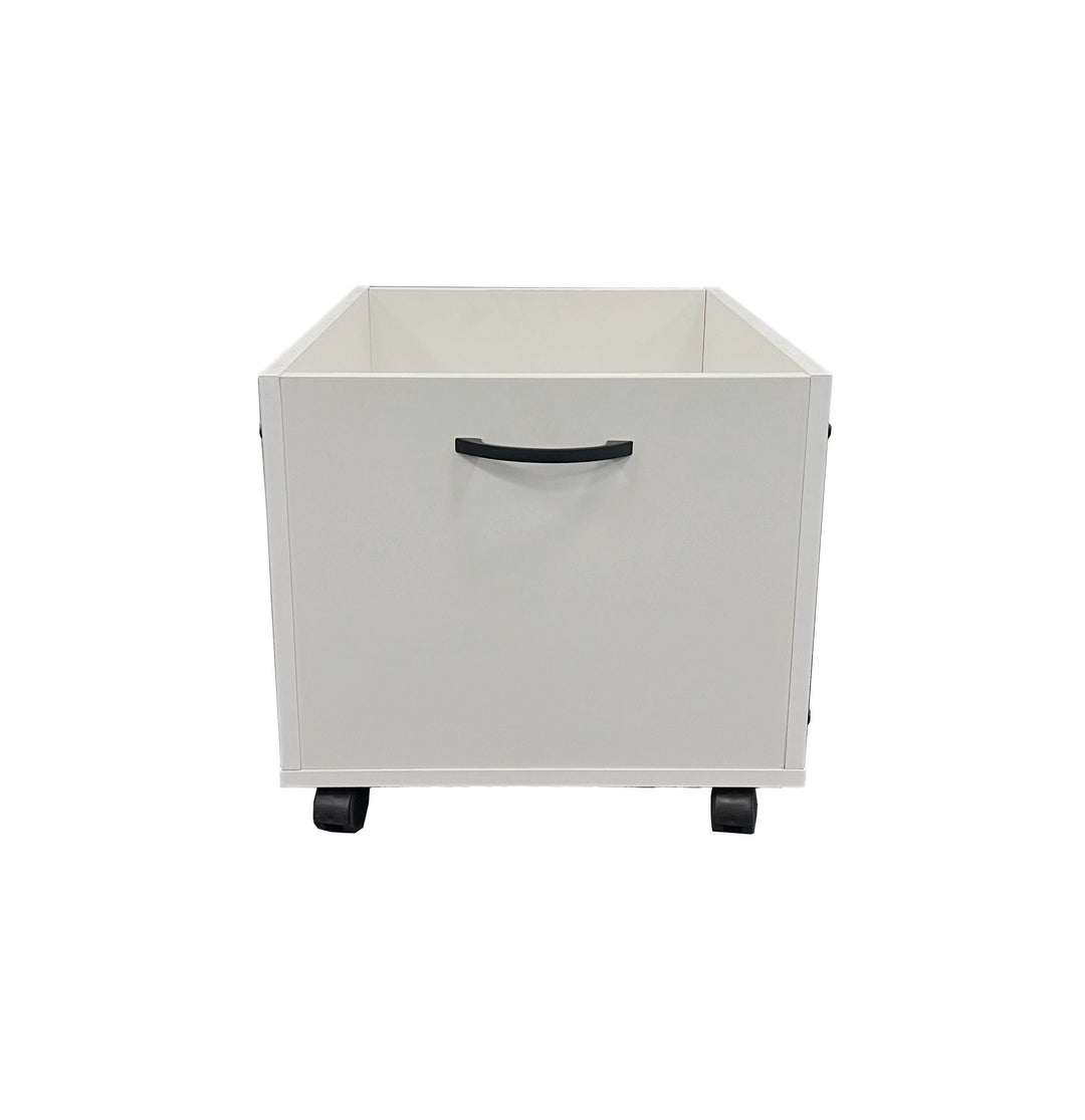 Aurea - Twin Loft Bed With Slide Slats Ststem Included - Cherry Oak / White