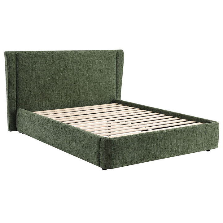 Cheryl - Full Bed - Dark Green Chenille
