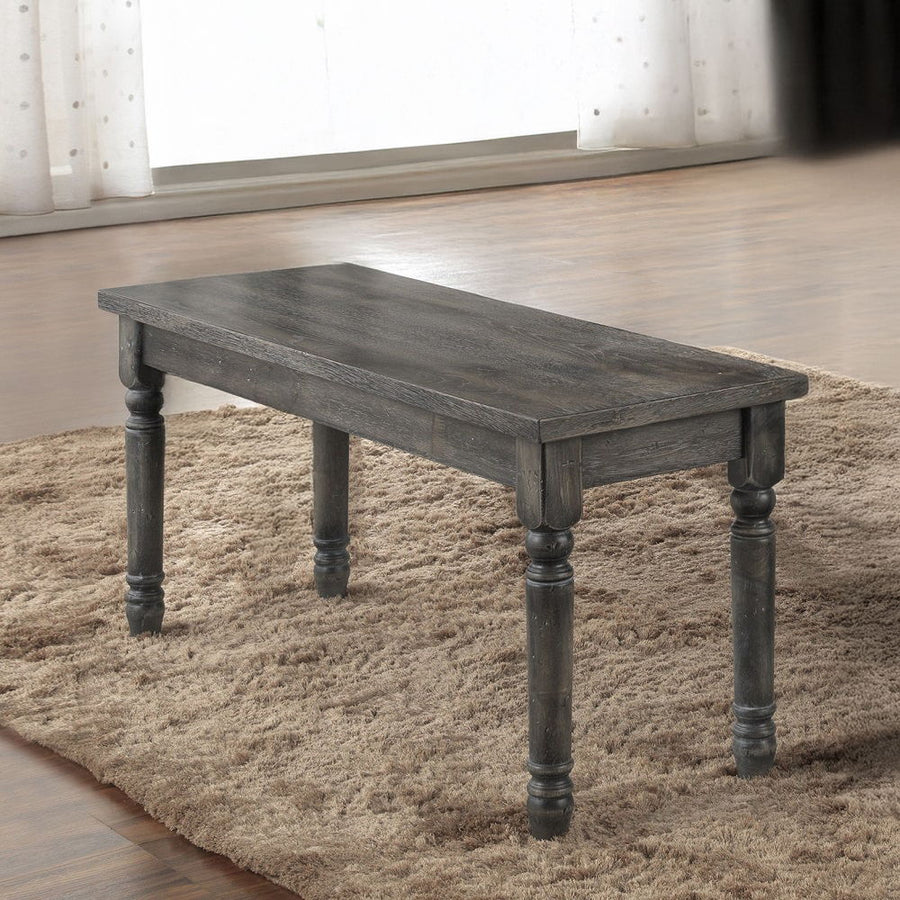 ACME Furniture Wallace Bench Weathered Gray