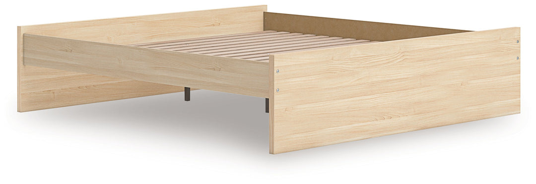 Onita - King Platform Bed - Natural by Ashley Furniture product image