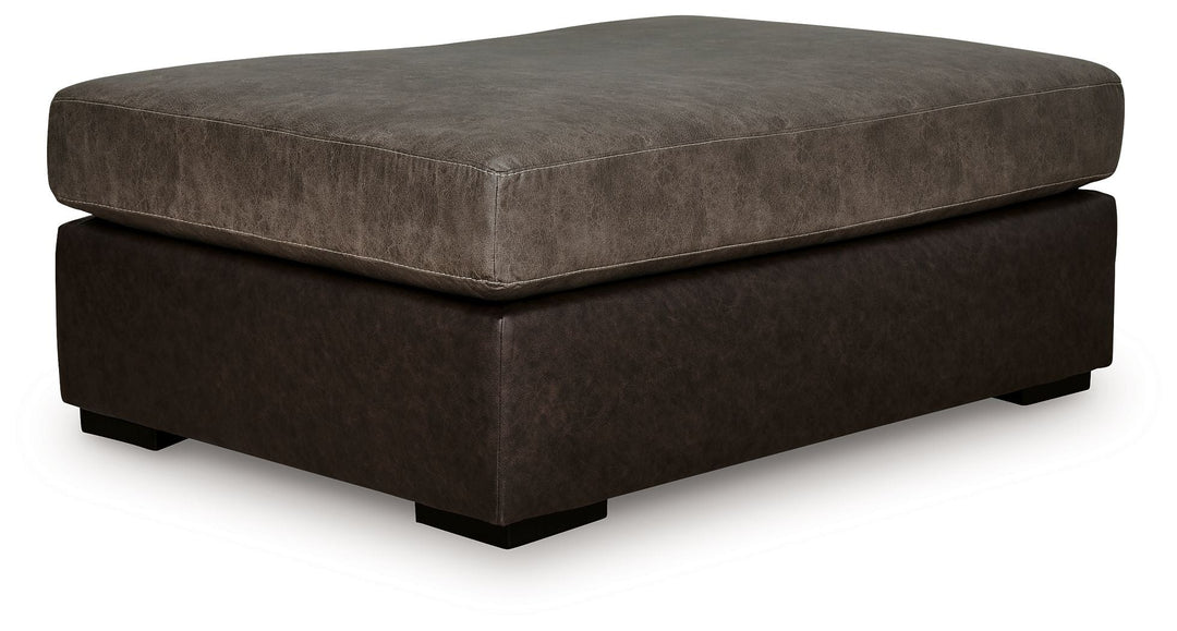 Castille Way - Oversized Accent Ottoman - Fossil