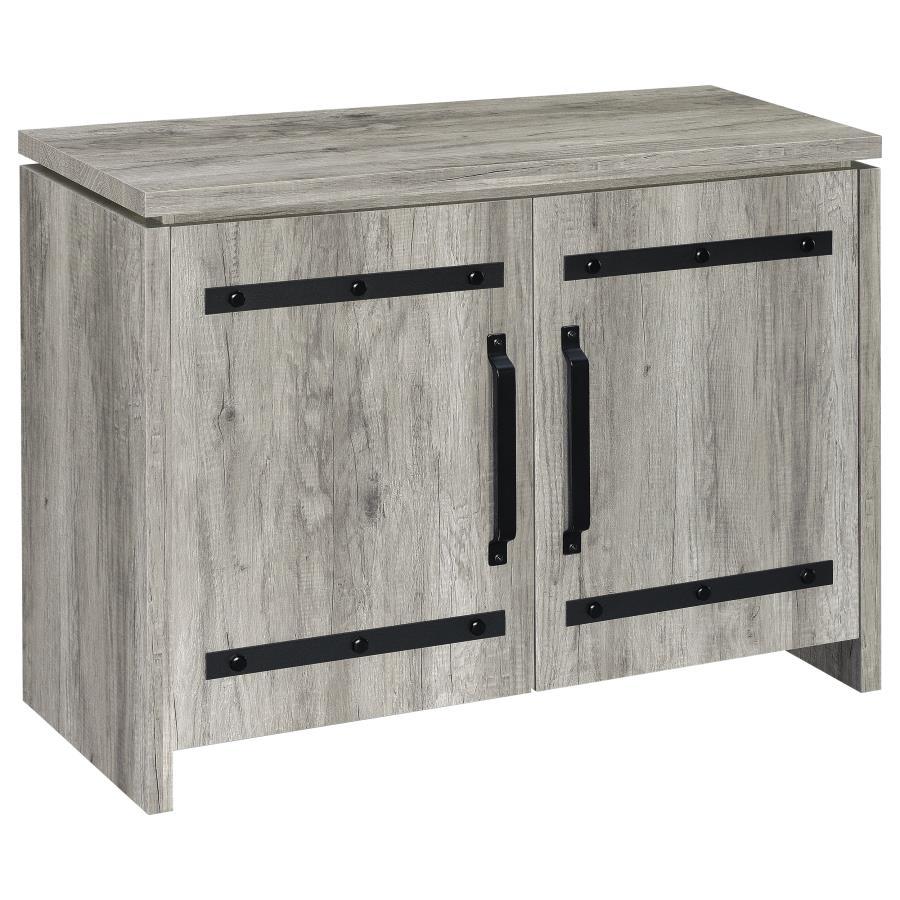 Coaster Furniture Enoch - 2 Door Engineered Wood Accent Cabinet - Gray Driftwood