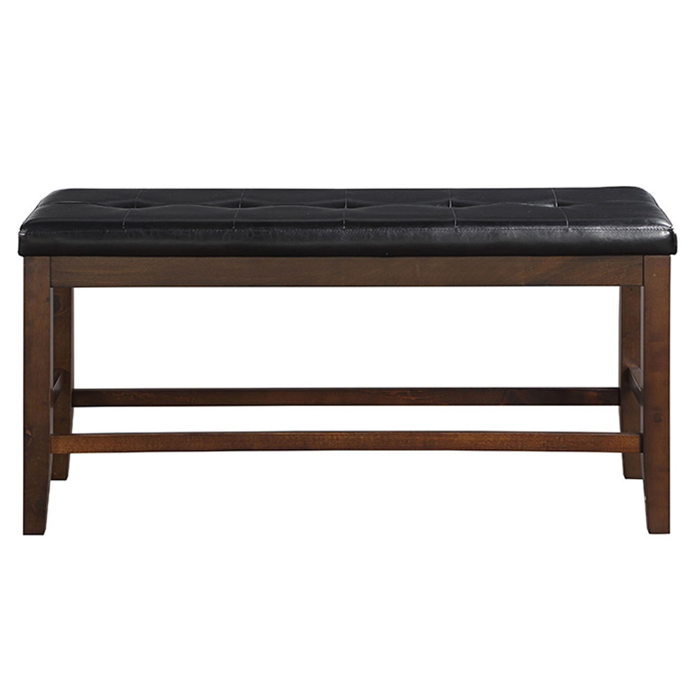 urbana-counter-height-bench-black-synthetic-leather-espresso