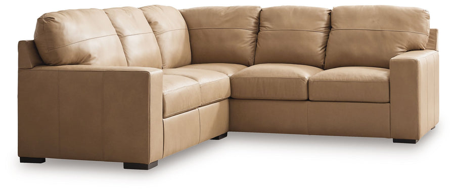 Bandon - 2-Piece Sectional With Laf Loveseat - Toffee by Ashley Furniture product image