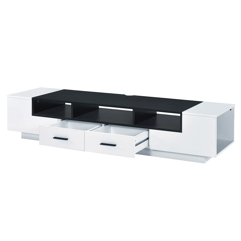 Armour - TV Stand - White & Black