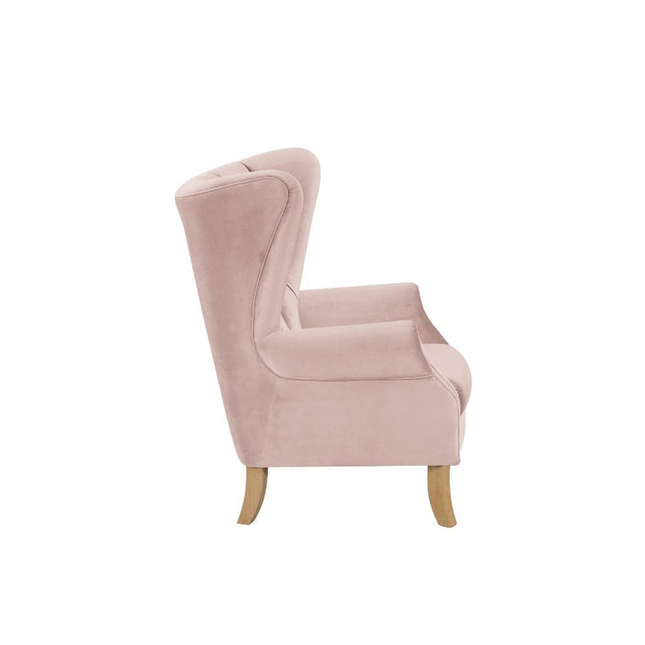 Adonis - Accent Chair - Blush Pink Velvet