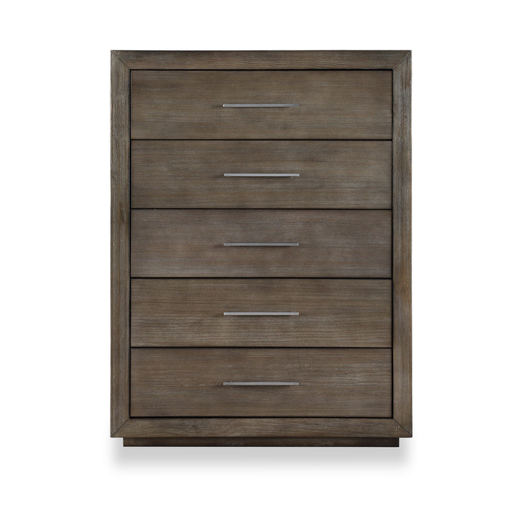 Modus Furniture 8D6484A Melbourne Five Drawer Chest In Dark Pine 2024