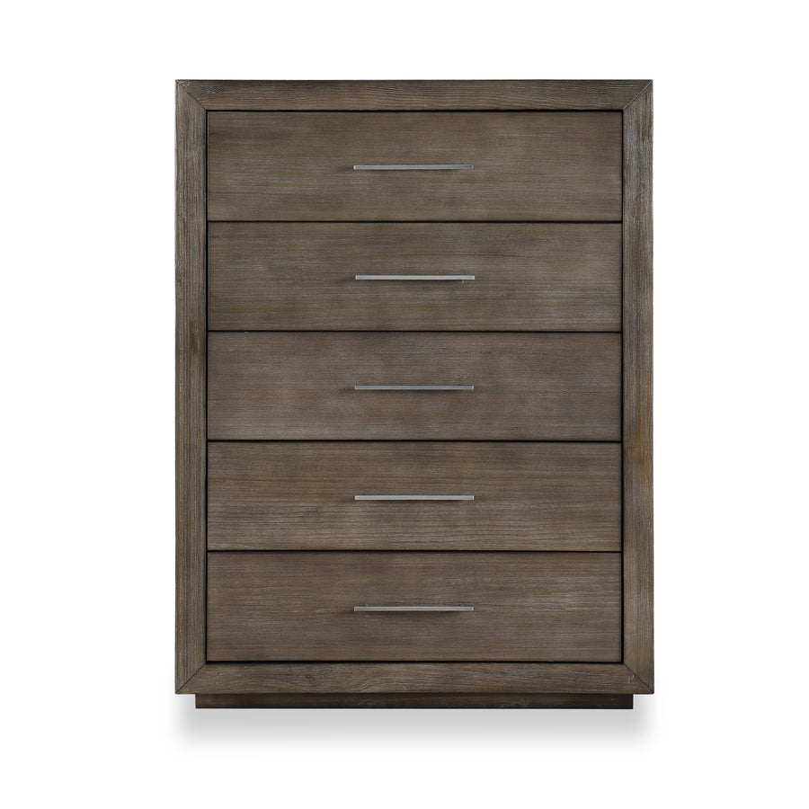Modus Furniture 8D6484A Melbourne Five Drawer Chest In Dark Pine 2024