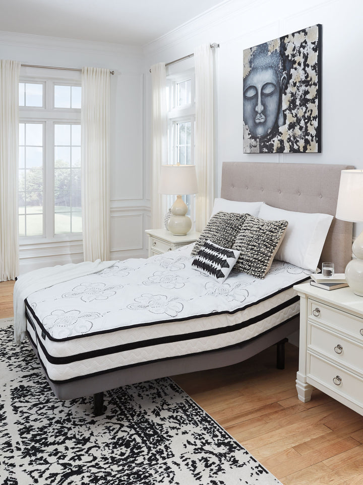 Chime 10 Inch Hybrid - 10" Queen Mattress - White