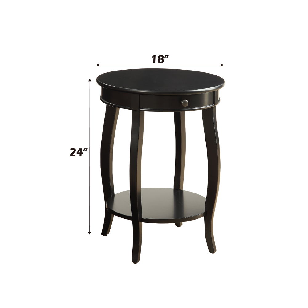 Alysa - Accent Table - Black