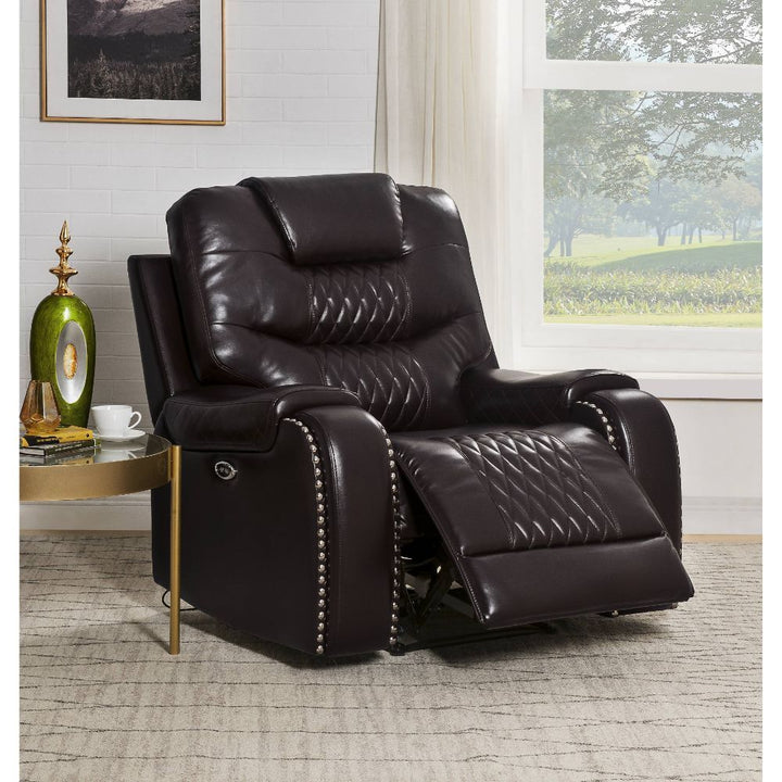 Braylon - Power Motion Recliner - Brown Synthetic Leather