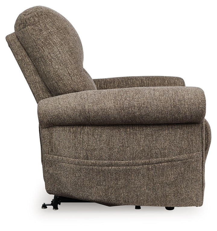 Aureta Power Lift Recliner with Heat and Massage in Next-Gen Nuvella™ Fabric - Charcoal