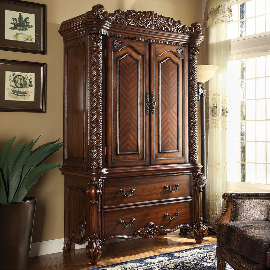 ACME Furniture Vendome Wardrobe/TV Armoire Cherry