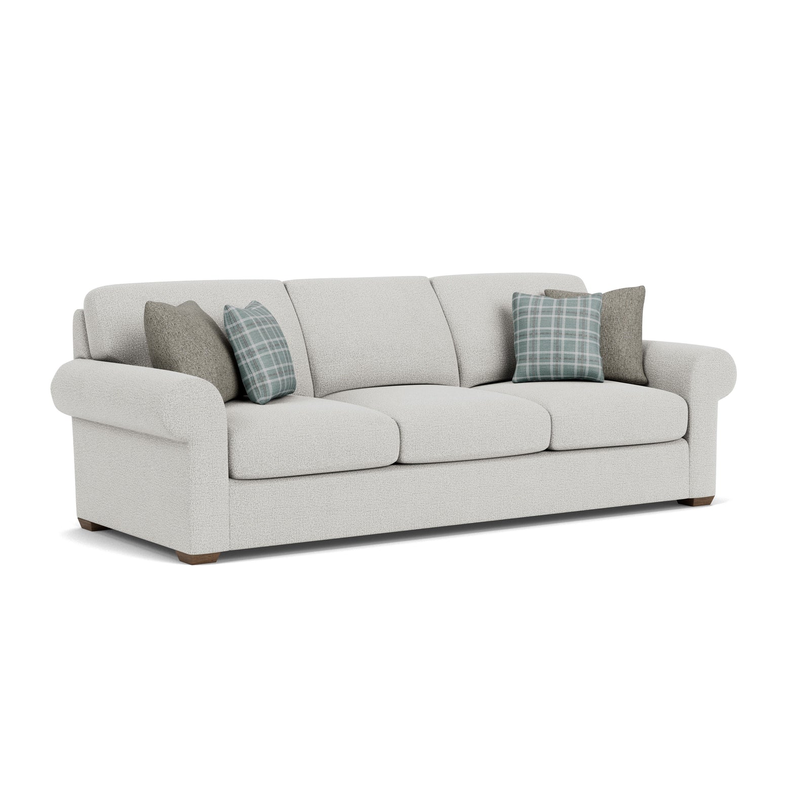 Randall Large ThreeCushion Sofa White
