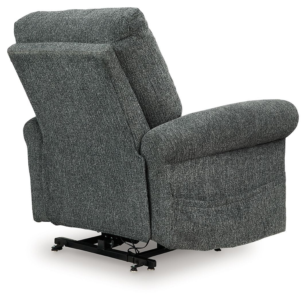 Aureta Power Lift Recliner with Heat and Massage in Next-Gen Nuvella™ Fabric - Brown