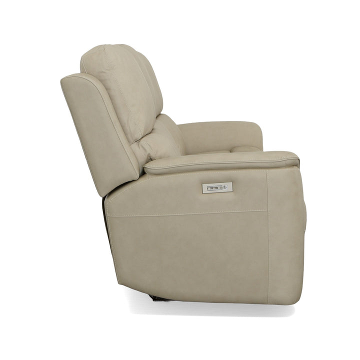 Flexsteel 1041-62PH-94680 Henry  Power Reclining Sofa With Power Headrests & Lumbar  Beige