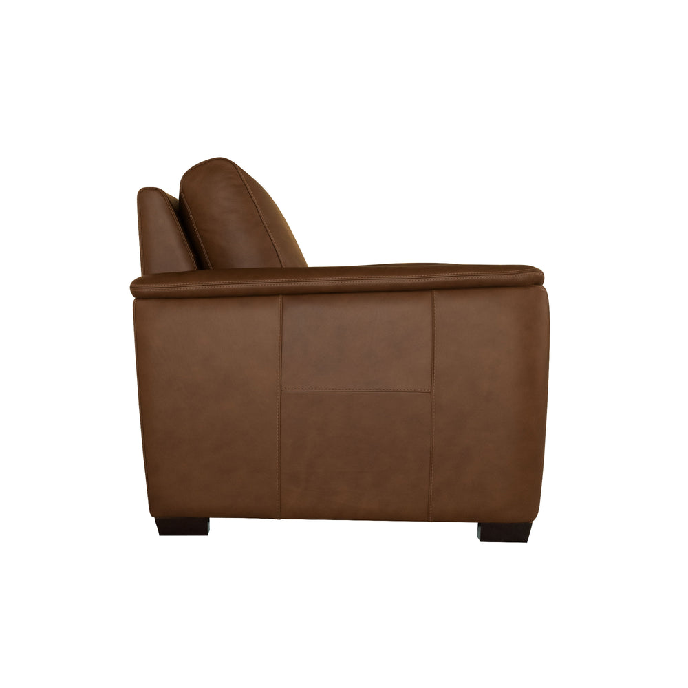 Henry Leather Chair in Caramel