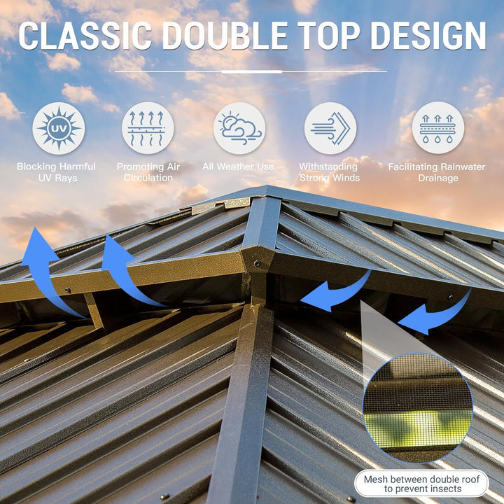 hardtop-gazebo-with-galvanized-steel-double-canopy-for-patios-deck-backyard