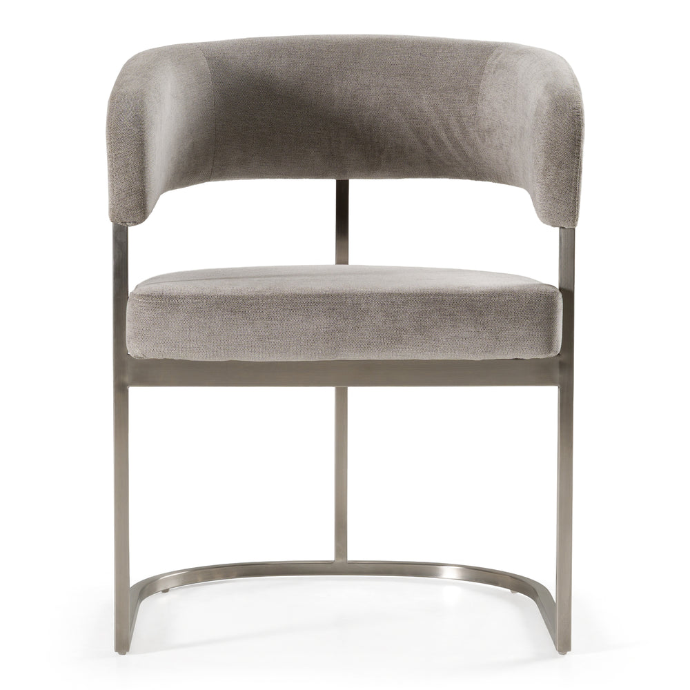 Sebastian - Modern Fabric Dining Chair - View 3