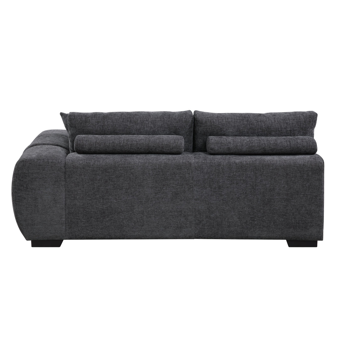 Chosen - Sectional Sofa With Toss Pillows With 2 Chaises - Gray