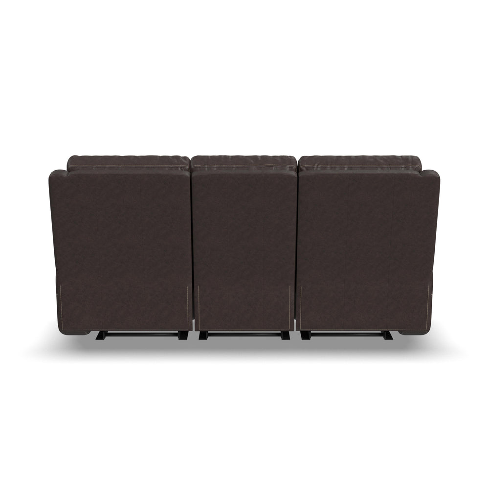 Score Leather Power Reclining Sofa with Power Headrests & Lumbar