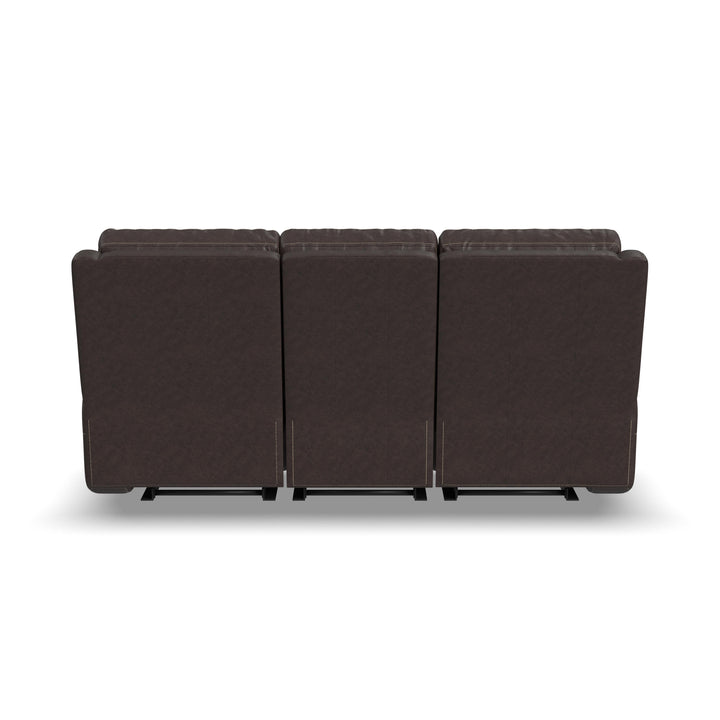 Flexsteel B3805-62L Score  Power Reclining Sofa With Power Headrests & Lumbar  Brown