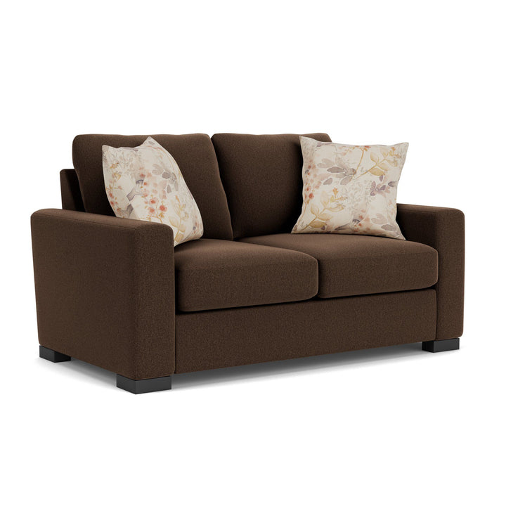 Oliver  Loveseat  Dark Brown