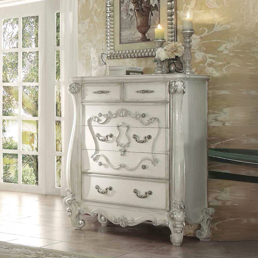 ACME Furniture Versailles Chest Bone White