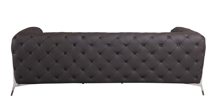 DivanItalia 970 Italian Leather Brown Sofa