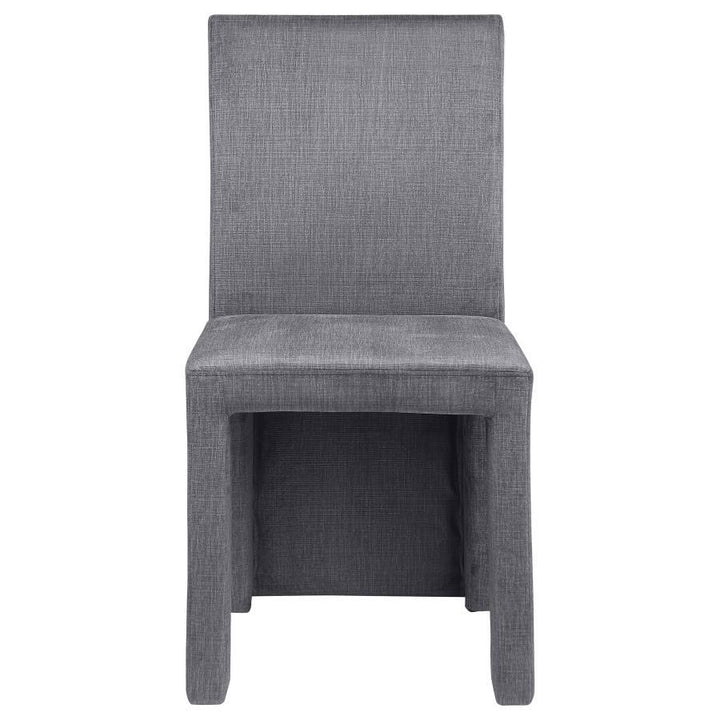 Tordera - Velvet Upholstered Dining Side Chair  - Gray