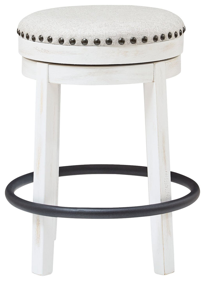 Valebeck - UPH Swivel Stool  - White / Black