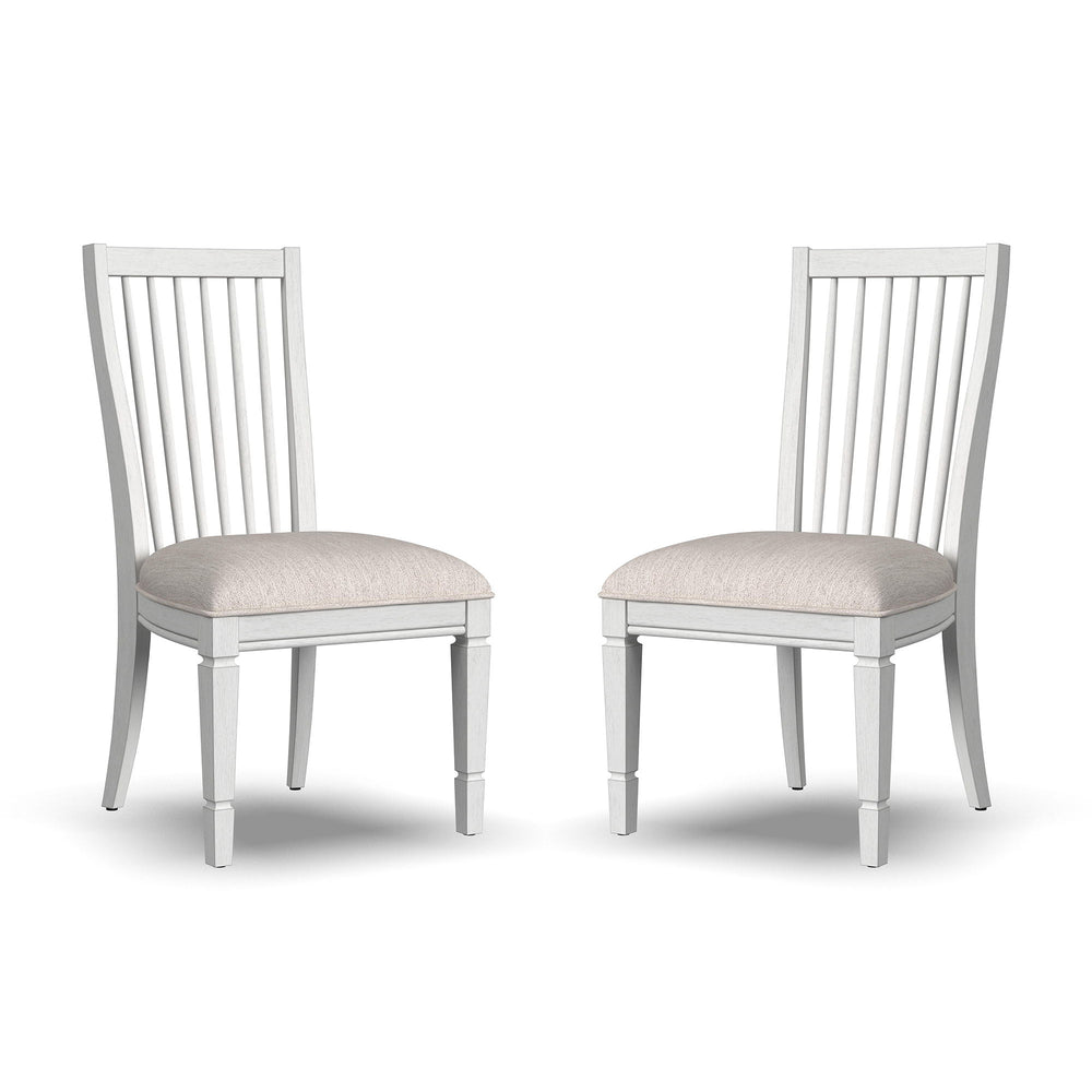 Melody Fabric Pair of Upholstered Dining Chairs
