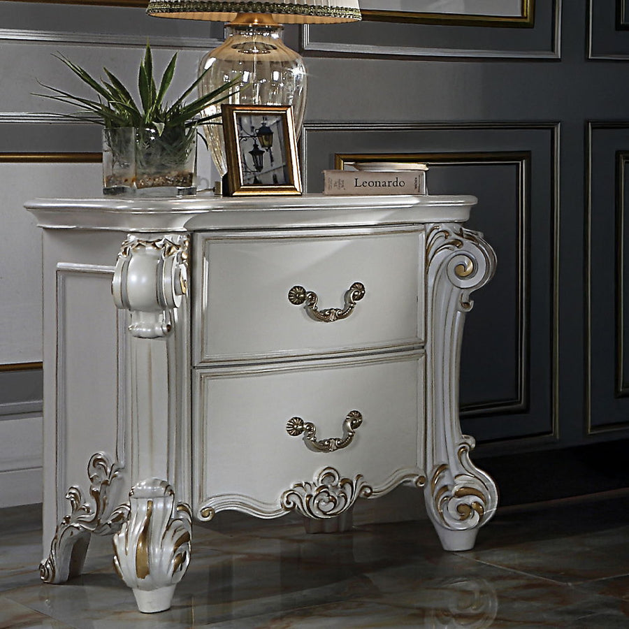 ACME Furniture Vendome Nightstand Antique Pearl