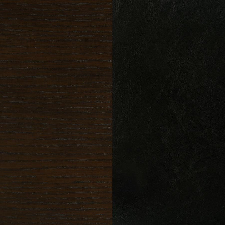 Dalila - Leatherette Upholstered Wood Dining Bench - Cappuccino