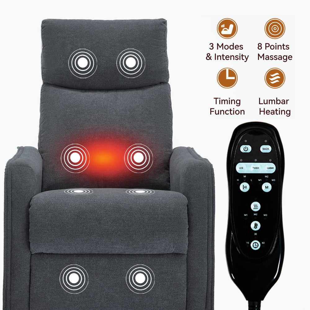 heat-massage-manual-recliner-chair-with-rocker-and-swivel-grey-fabric