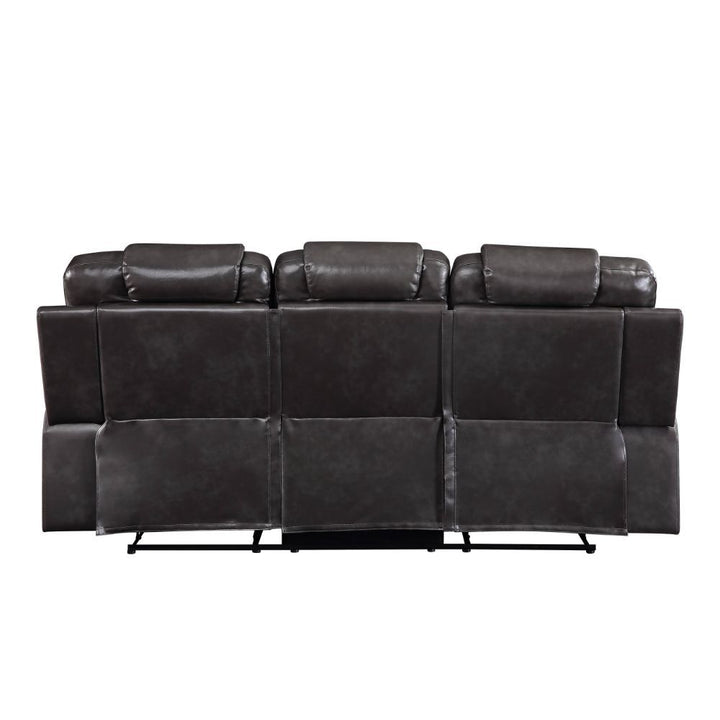 Braylon - Motion Sofa - Magnetite Synthetic Leather