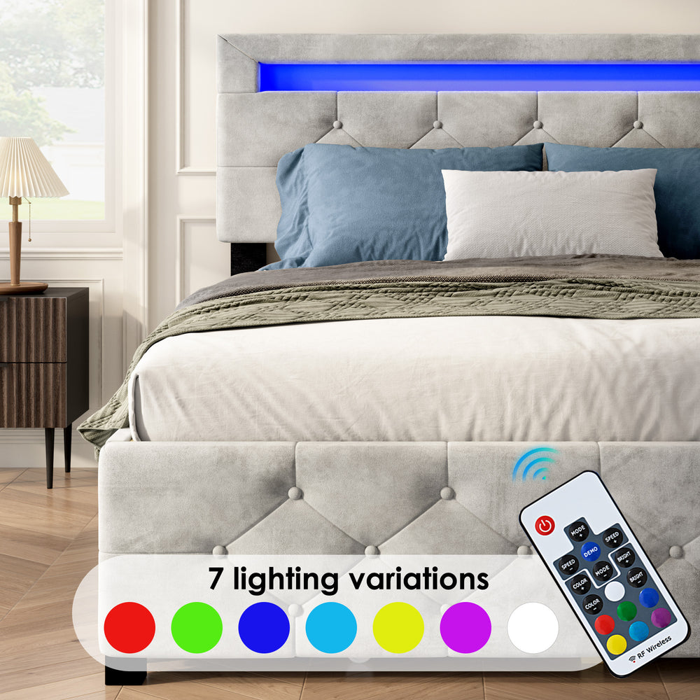 queen-size-upholstered-platform-bed-frame-with-4-drawers-and-led-light