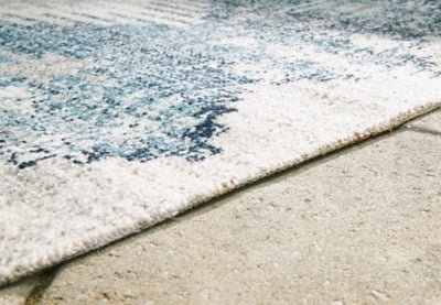 Daddridge 8' x 10' Rug - Blue Indoor/Outdoor Rug modern furniture Contempo Furniture