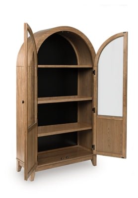 Dagandale Accent Cabinet - Light Brown Accent Cabinet modern furniture Contempo Furniture