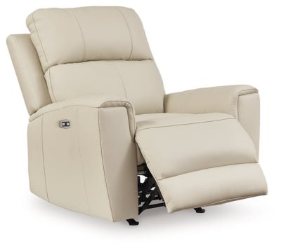 Dahlmoore Power Recliner - White Rocker Chair modern furniture Contempo Furniture